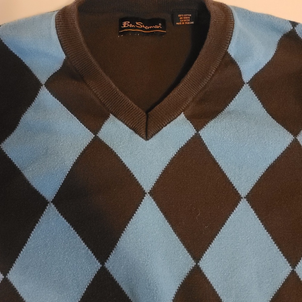 Ben Sherman long sleeve sweater, 20" across chest